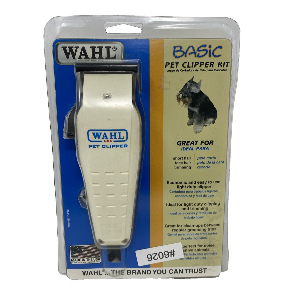 Vintage 2005 New‎ Wahl Special Clip-Pet Set Grooming Kit Made In USA
